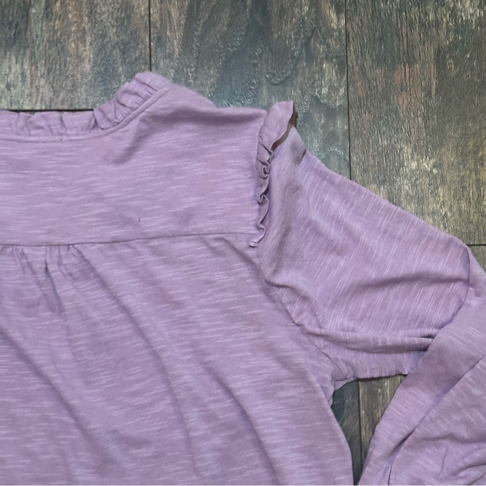Beacon Apparel by Stitchfix 3/4 sleeve purple top size medium - Picture 3 of 11